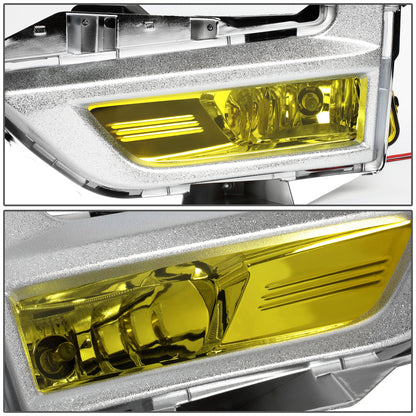 FAROS DE NIEBLA 17-18 NISSAN ROGUE - DOES NOT FIT SPORT MODELS - WITH CHROME BEZEL - AMBER