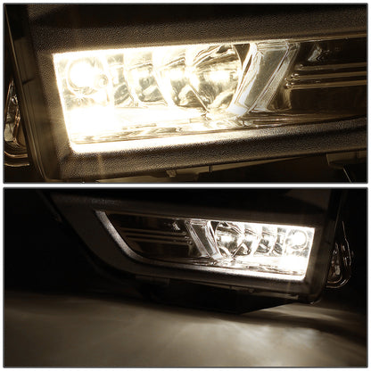 FAROS DE NIEBLA 17-18 NISSAN ROGUE - DOES NOT FIT SPORT MODELS - WITH CHROME BEZEL - SMOKE