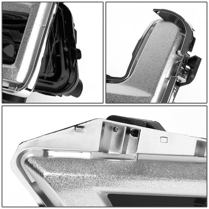 FAROS DE NIEBLA 17-18 NISSAN ROGUE - DOES NOT FIT SPORT MODELS - WITH CHROME BEZEL - SMOKE