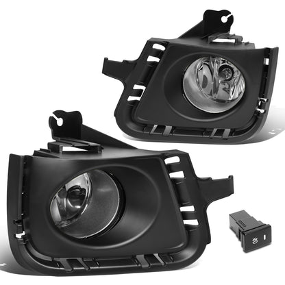 FAROS DE NIEBLA 12-14 TOYOTA PRIUS C - WITH SWITCH, BEZEL - CHROME / CLEAR