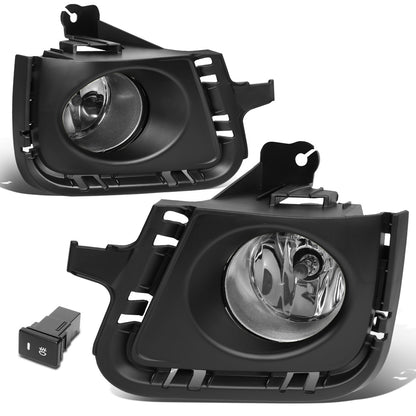 FAROS DE NIEBLA 12-14 TOYOTA PRIUS C - WITH SWITCH, BEZEL - CHROME / CLEAR