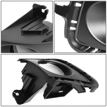 FAROS DE NIEBLA 12-14 TOYOTA PRIUS C - WITH SWITCH, BEZEL - CHROME / CLEAR