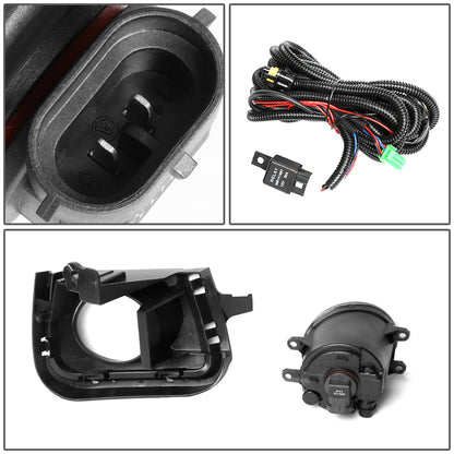 FAROS DE NIEBLA 12-14 TOYOTA PRIUS C - WITH SWITCH, BEZEL - CHROME / CLEAR