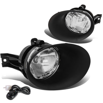FAROS DE NIEBLA 02-08 DODGE RAM 1500 / 03-09 DODGE RAM 2500, 3500 - FITS STEEL BUMPER MODELS ONLY - WITH SWITCH, BEZEL - CHROME / CLEAR