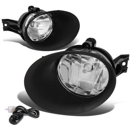 FAROS DE NIEBLA 02-08 DODGE RAM 1500 / 03-09 DODGE RAM 2500, 3500 - FITS STEEL BUMPER MODELS ONLY - WITH SWITCH, BEZEL - CHROME / CLEAR