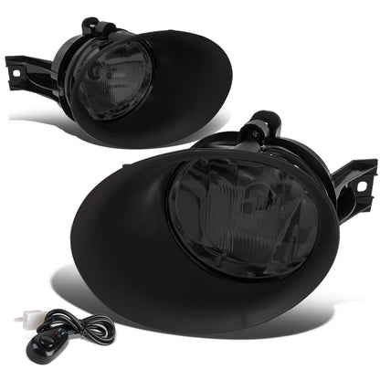 FAROS DE NIEBLA 02-08 DODGE RAM 1500 / 03-09 DODGE RAM 2500, 3500 - FITS STEEL BUMPER MODELS ONLY - WITH SWITCH, BEZEL - SMOKE