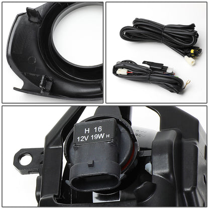 FAROS DE NIEBLA 15-18 PRIUS C - FITS MODELS WITHOUT FACTORY LED FOG LIGHTS - WITH SWITCH, BEZEL - AMBER