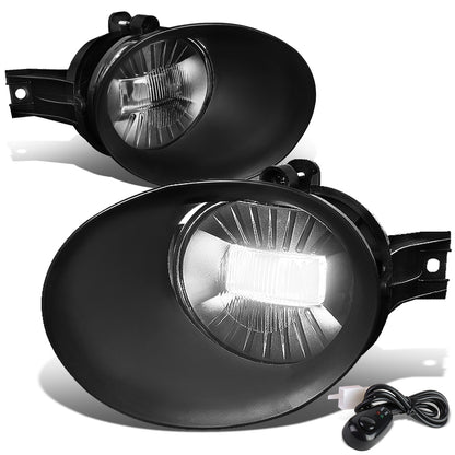 FAROS DE NIEBLA 02-08 DODGE RAM 1500 / 03-09 RAM 2500, 3500 - FITS STEEL BUMPER MODELS ONLY - WITH SWITCH, BEZEL - CHROME / CLEAR