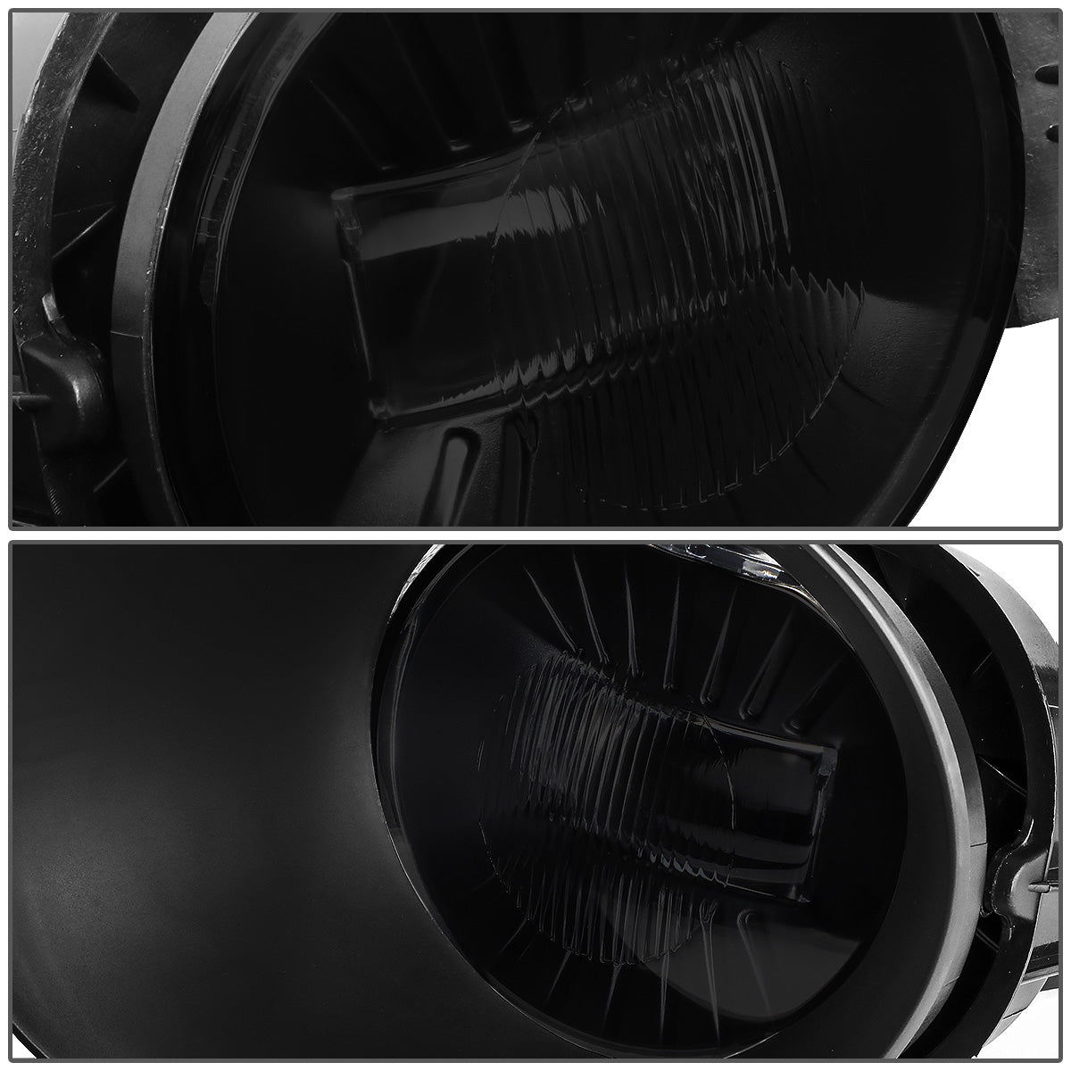 FAROS DE NIEBLA 02-08 DODGE RAM 1500 / 03-09 RAM 2500, 3500 - FITS STEEL BUMPER MODELS ONLY - WITH SWITCH, BEZEL - SMOKE