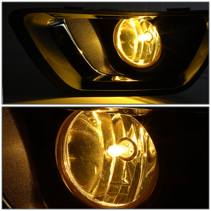 FAROS DE NIEBLA 15-19 CHEVY COLORADO - WITH SWITCH, CHROME BEZEL - AMBER