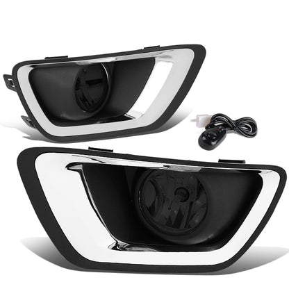 FAROS DE NIEBLA 15-19 CHEVY COLORADO - WITH SWITCH, CHROME BEZEL - SMOKE