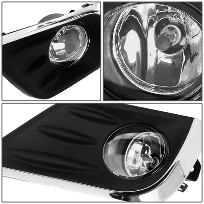 FAROS DE NIEBLA 16-18 NISSAN ALTIMA 4-DR - WITH SWITCH, CHROME TRIM BEZEL - CHROME / CLEAR