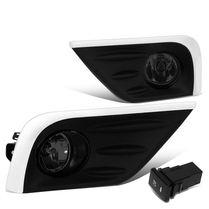 FAROS DE NIEBLA 16-18 NISSAN ALTIMA 4-DR - WITH SWITCH, CHROME TRIM BEZEL - SMOKE