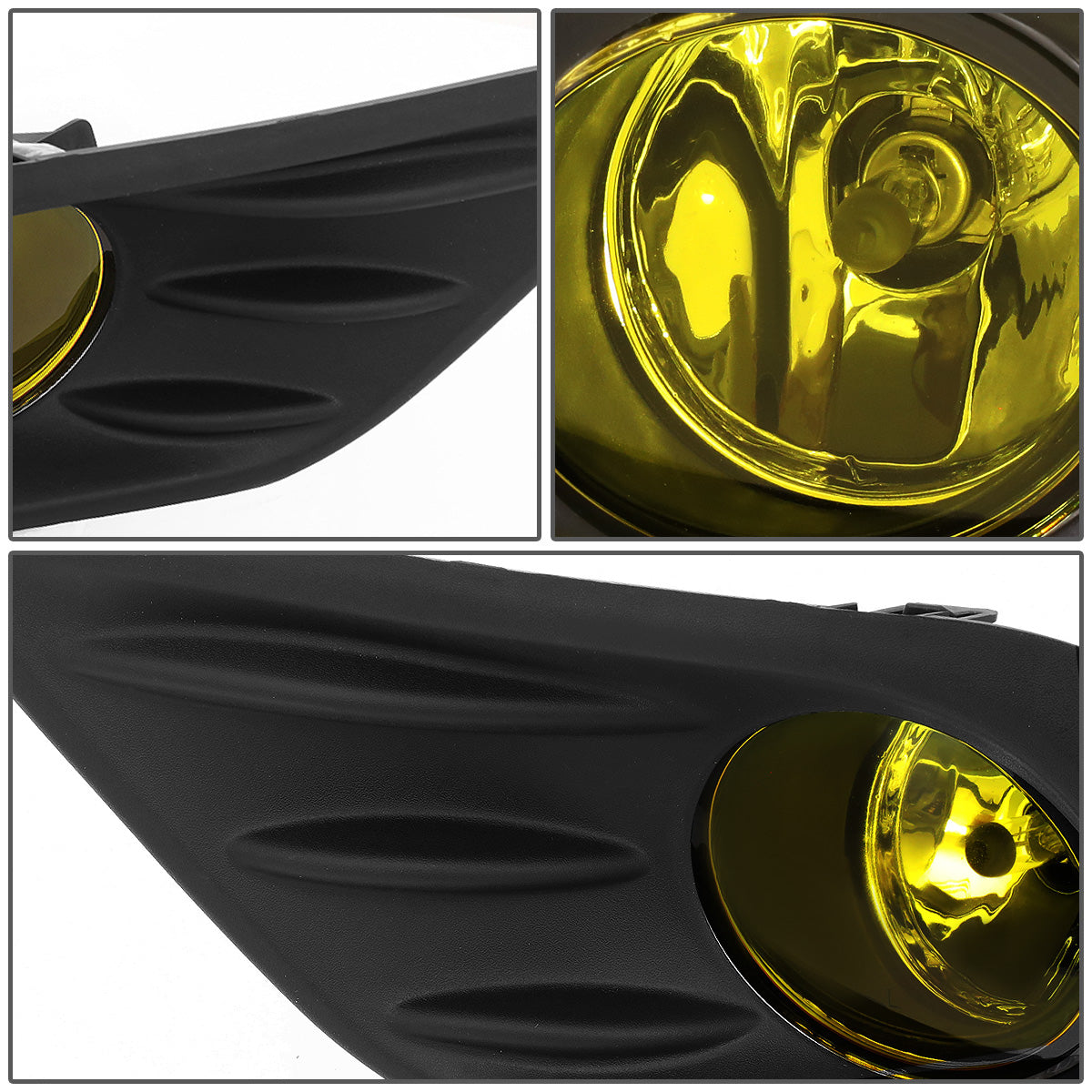 FAROS DE NIEBLA 16-18 NISSAN ALTIMA 4-DR - WITH SWITCH, BLACK BEZEL - AMBER