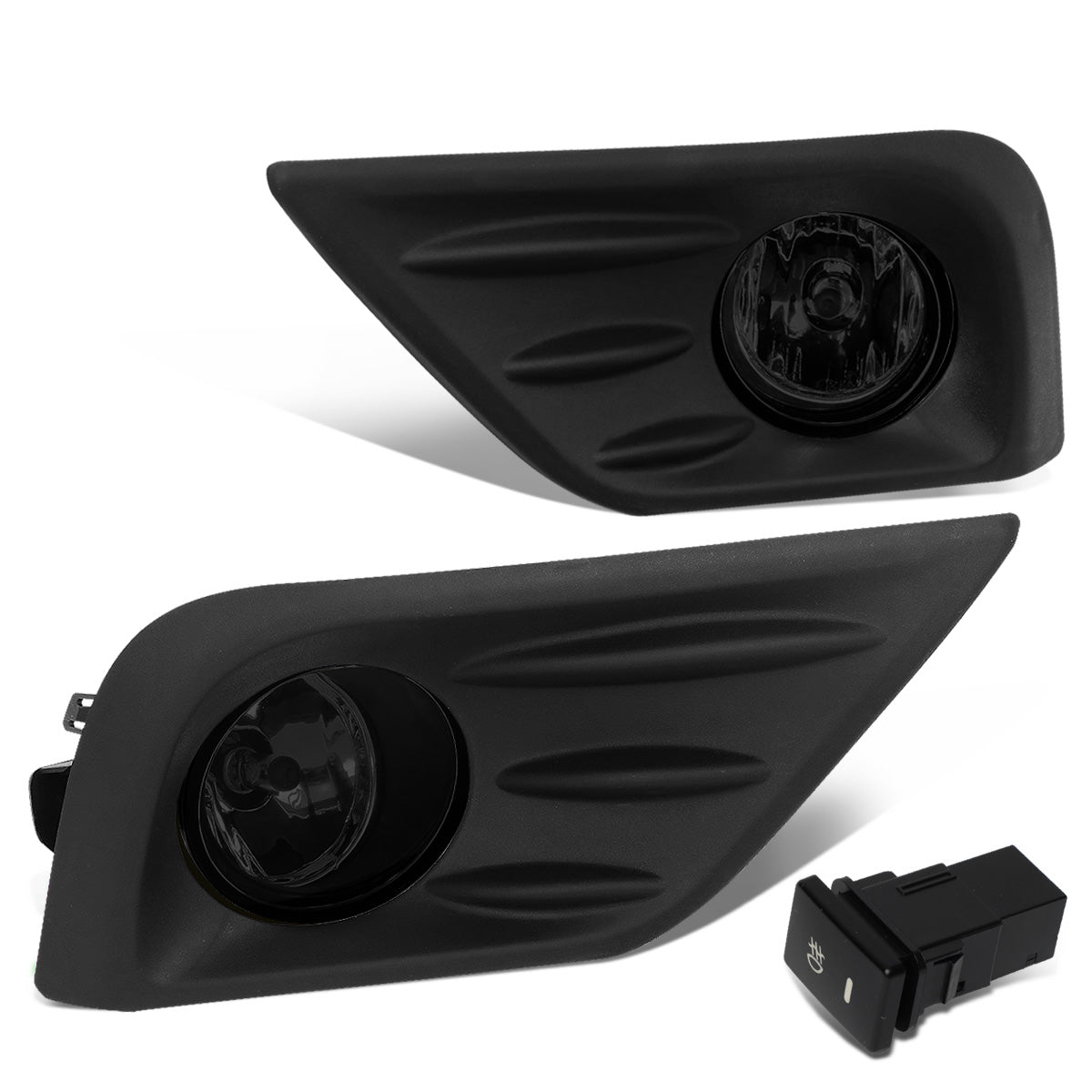 FAROS DE NIEBLA 16-18 NISSAN ALTIMA 4-DR - WITH SWITCH, BLACK BEZEL - SMOKE
