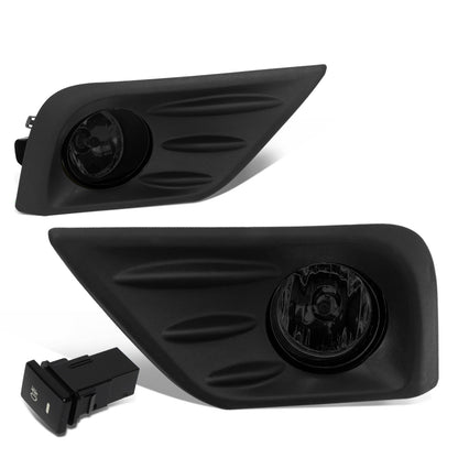 FAROS DE NIEBLA 16-18 NISSAN ALTIMA 4-DR - WITH SWITCH, BLACK BEZEL - SMOKE
