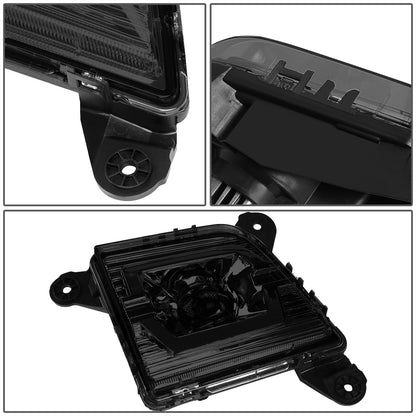 FAROS DE NIEBLA 19-20 CHEVY SILVERADO 1500, NEW BODY - DOES NOT FIT 2019 LEGACY AND LIGHT DUTY MODELS - LED - WITH SWITCH - SMOKE