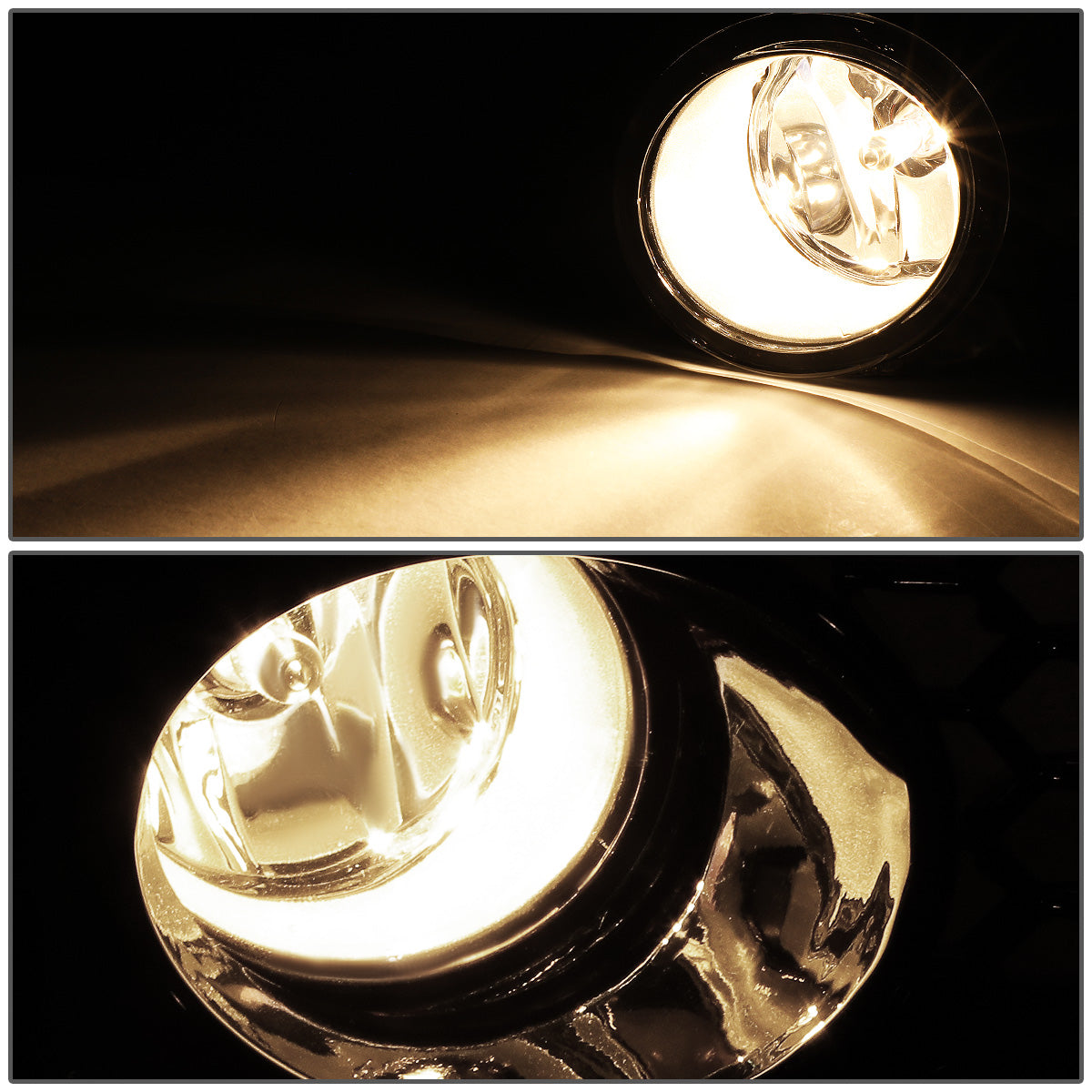 FAROS DE NIEBLA 16-18 SCION, TOYOTA IM - WITH SWITCH, BEZEL - CHROME / CLEAR