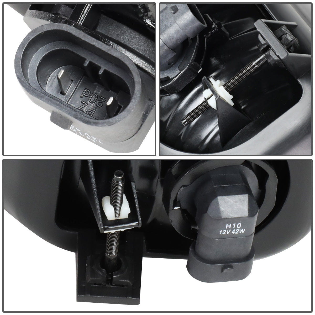 FAROS DE NIEBLA 04-06 CHEVY SILVERADO 1500, 2500, 3500 (2004 MODELS STARTING FROM JAN 2004 ONLY) / 2007 CHEVY SILVERADO 1500, 2500, 3500, HD, CLASSIC MODELS - SMOKE