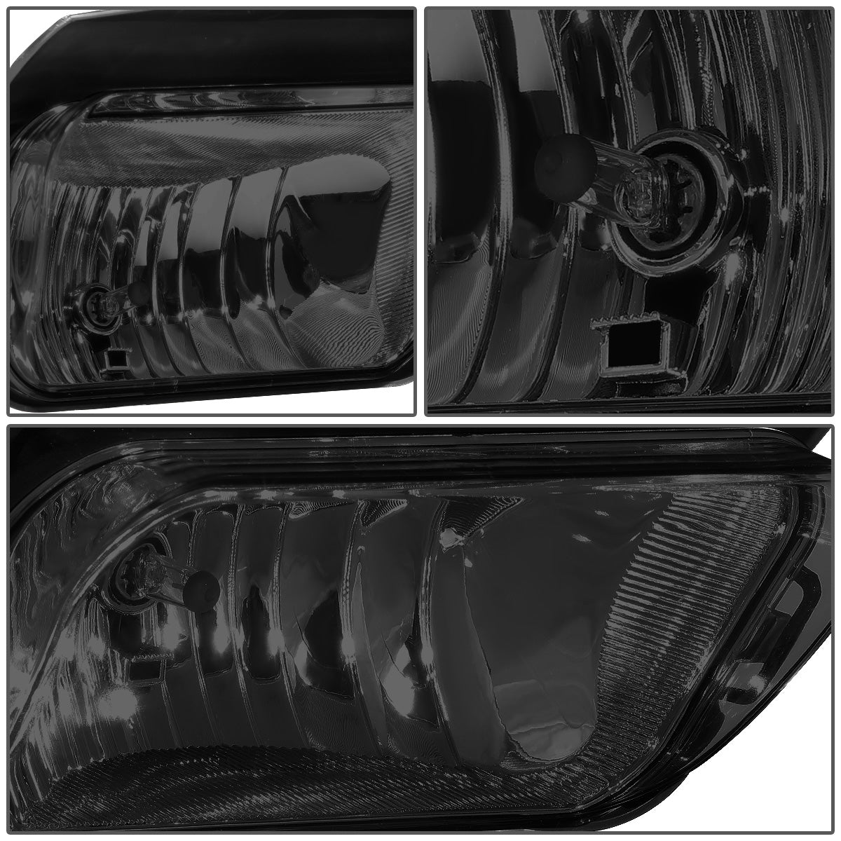 FAROS DE NIEBLA 03-06 CHEVY SILVERADO 1500, 2500HD, 3500 / 2007 SILVERADO 1500, 2500HD, 3500 CLASSIC MODELS / 02-06 AVALANCHE - WITH SWITCH - SMOKE