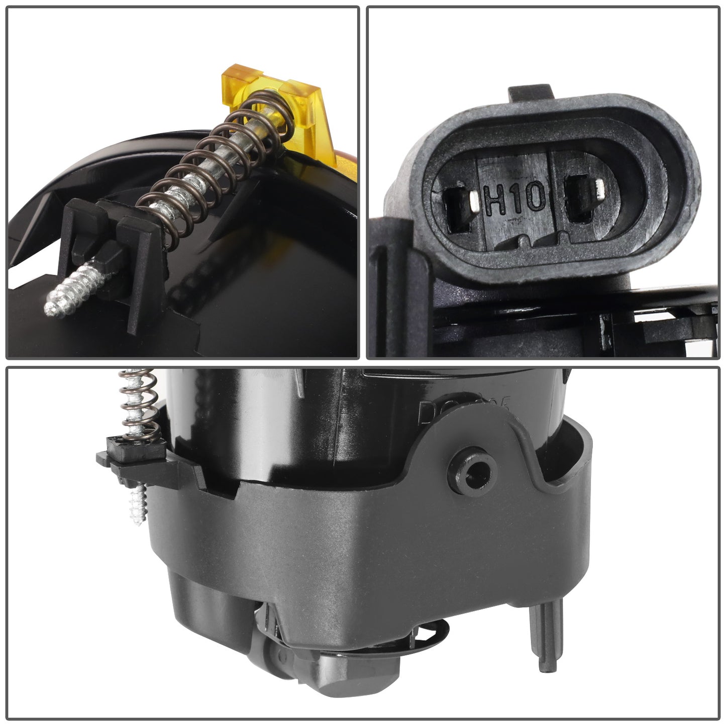 FAROS DE NIEBLA 05-08 CHRYSLER PACIFICA / 05-09 SEBRING, TOWN AND COUNTRY / 08-10 DODGE AVENGER, CHALLENGER, GRAND CARAVAN / 07-10 CALIBER, NITRO / 05-07 CARAVAN . 06-09 CHARGER / 07-09 JEEP COMPASS, PATRIOT - AMBER