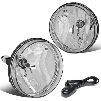 FAROS DE NIEBLA 07-13 GMC SIERRA 1500 / 07-14 SIERRA 2500, 3500 / 2010 SIERRA DENALI - WITH SWITCH - CHROME / CLEAR