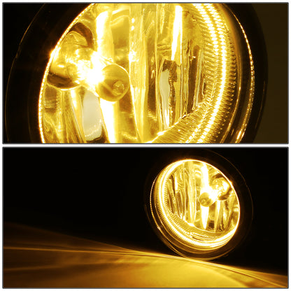 FAROS DE NIEBLA 19-20 HONDA CIVIC 2-DR COUPE, 4-DR SEDAN - WITH SWITCH, CHROME TRIM BEZEL - AMBER