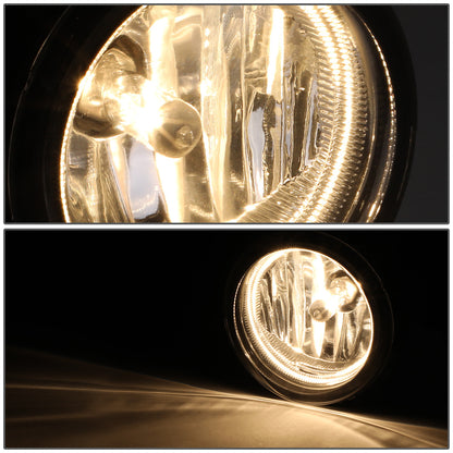 FAROS DE NIEBLA 19-20 HONDA CIVIC 2-DR COUPE, 4-DR SEDAN - WITH SWITCH, CHROME TRIM BEZEL - CHROME / CLEAR