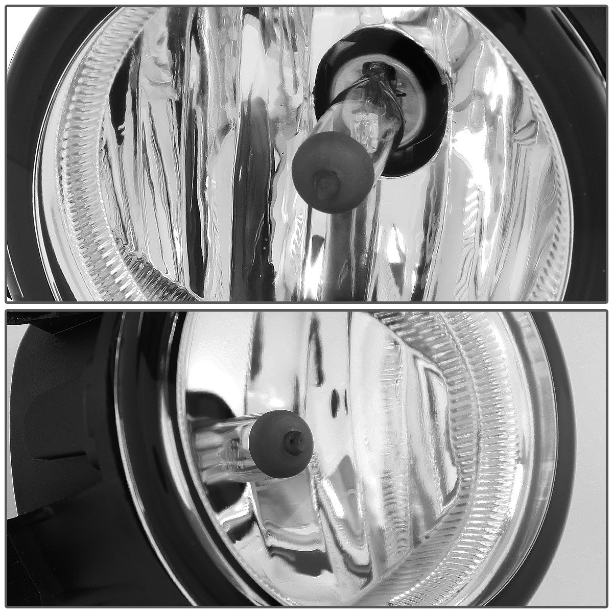 FAROS DE NIEBLA 19-20 HONDA CIVIC 2-DR COUPE, 4-DR SEDAN - WITH SWITCH, CHROME TRIM BEZEL - CHROME / CLEAR