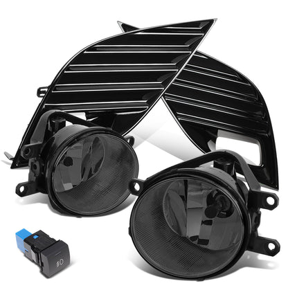 FAROS DE NIEBLA 18-20 TOYOTA CAMRY SE, XSE - WITH SWITCH, BLACK BEZEL - SMOKE
