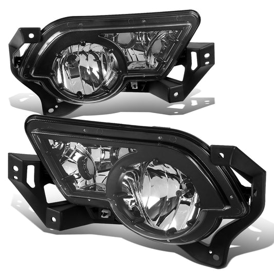 FAROS DE NIEBLA 02-06 CHEVY AVALANCHE 1500, 2500 - FITS MODELS WITH BODY CLADDING ONLY - NO SWITCH - CHROME / CLEAR