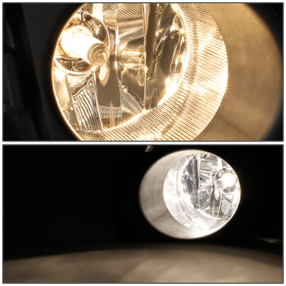 FAROS DE NIEBLA 19-20 TOYOTA RAV4, LE, XLE, LIMITED, SXE, SE MODELS - DOES NOT FIT ADVENTURE, TRD, TRAIL MODELS - WITH SWITCH, BLACK BEZEL - CHROME / CLEAR