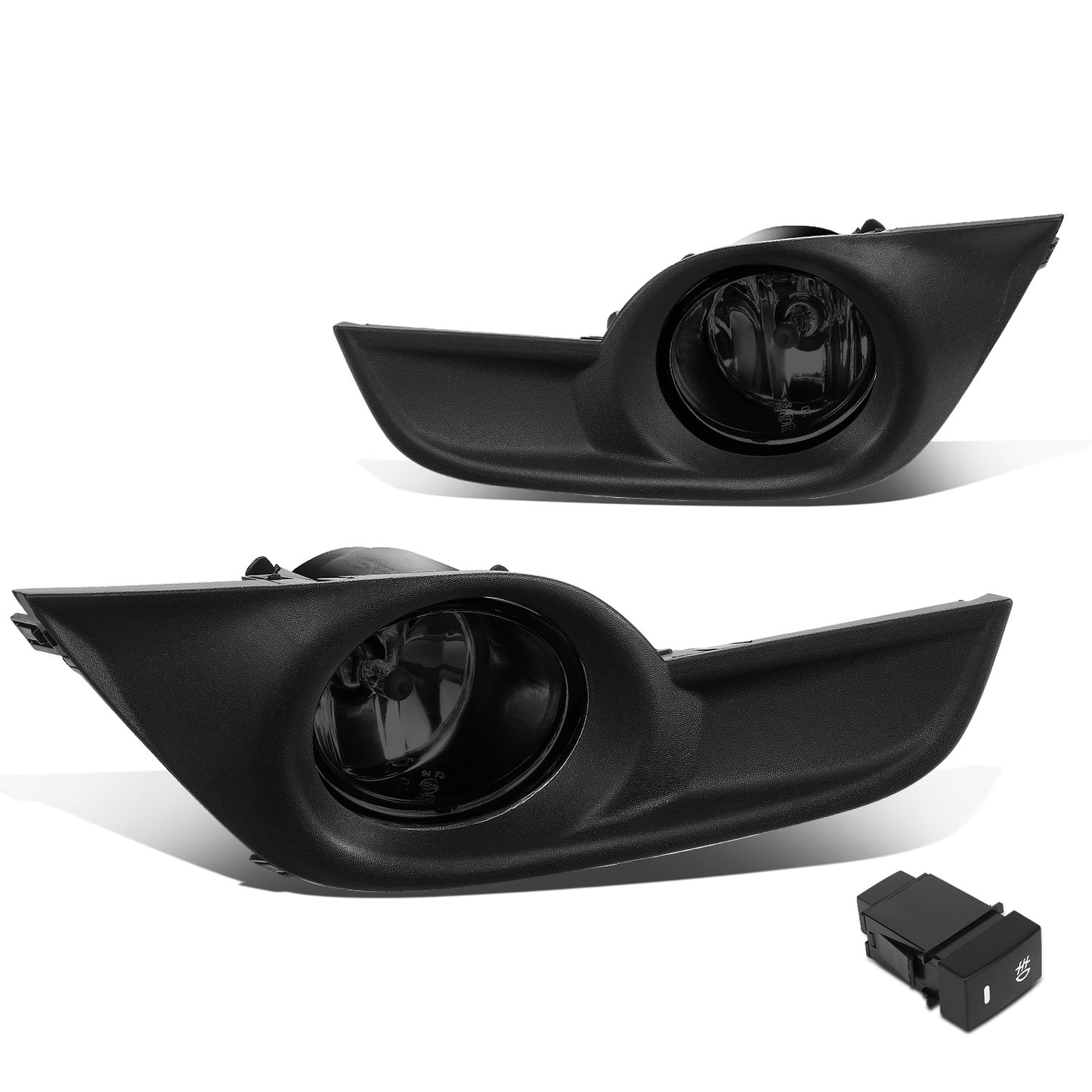 FAROS DE NIEBLA 13-15 NISSAN ALTIMA SEDAN - WITH SWITCH, BLACK BEZEL - SMOKE