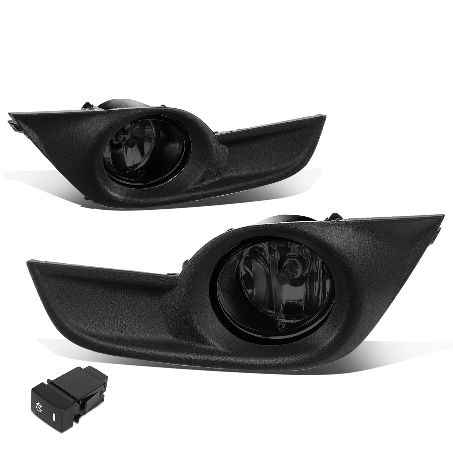FAROS DE NIEBLA 13-15 NISSAN ALTIMA SEDAN - WITH SWITCH, BLACK BEZEL - SMOKE