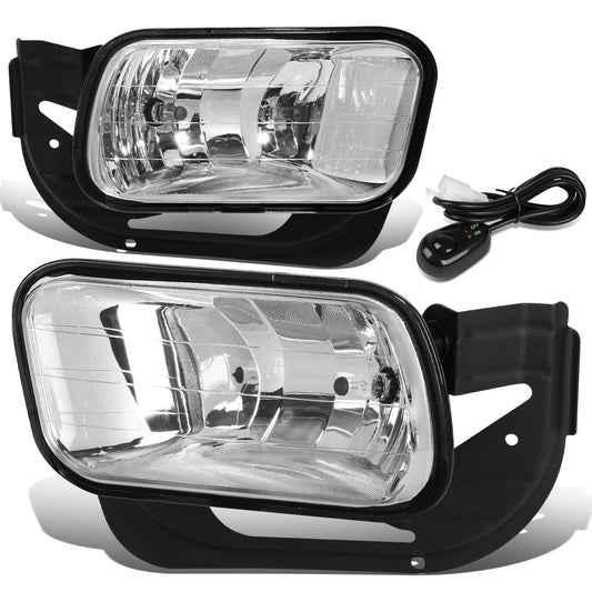 FAROS DE NIEBLA 09-12 DODGE RAM 1500 / 11-18 DODGE RAM 2500, 3500 - WITH SWITCH - CHROME / CLEAR