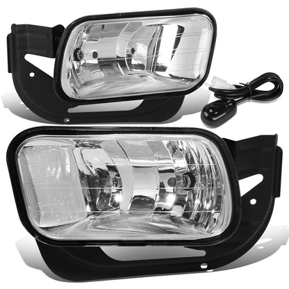 FAROS DE NIEBLA 09-12 DODGE RAM 1500 / 11-18 DODGE RAM 2500, 3500 - WITH SWITCH - CHROME / CLEAR
