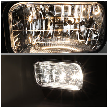 FAROS DE NIEBLA 09-12 DODGE RAM 1500 / 11-18 DODGE RAM 2500, 3500 - WITH SWITCH - CHROME / CLEAR