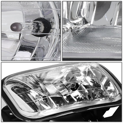 FAROS DE NIEBLA 09-12 DODGE RAM 1500 / 11-18 DODGE RAM 2500, 3500 - WITH SWITCH - CHROME / CLEAR