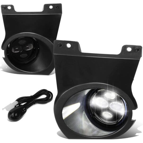 FAROS DE NIEBLA 09-14 FORD F-150 - EXCLUDES SVT RAPTOR MODEL - WITH SWITCH, WIRING - SMOKED