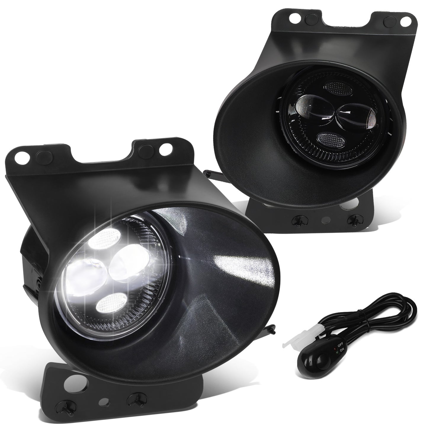 FAROS DE NIEBLA 05-08 FORD F-150 / 06-08 LINCOLN MARK LT - FITS MODELS MANUFACTURED AFTER 8-9-05 - CHROME / CLEAR