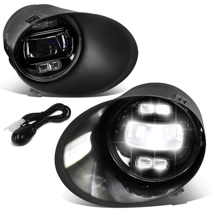 FAROS DE NIEBLA 07-14 TOYOTA TUNDRA - FITS MODELS WITH STEEL BUMPERS ONLY - LED - CLEAR