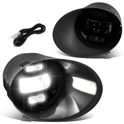 FAROS DE NIEBLA 07-14 TOYOTA TUNDRA - FITS MODELS WITH STEEL BUMPERS ONLY - LED - SMOKED