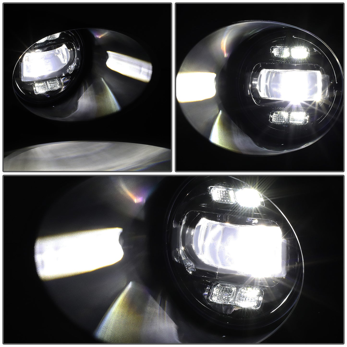 FAROS DE NIEBLA 07-14 TOYOTA TUNDRA - FITS MODELS WITH STEEL BUMPERS ONLY - LED - SMOKED