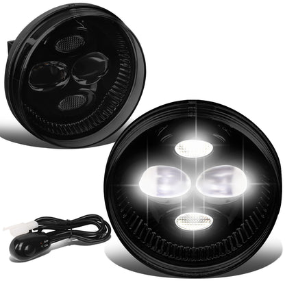 FAROS DE NIEBLA 07-14 GMC SIERRA 2500HD 3500HD / 07-13 GMC SIERRA 1500 - LED - SMOKED