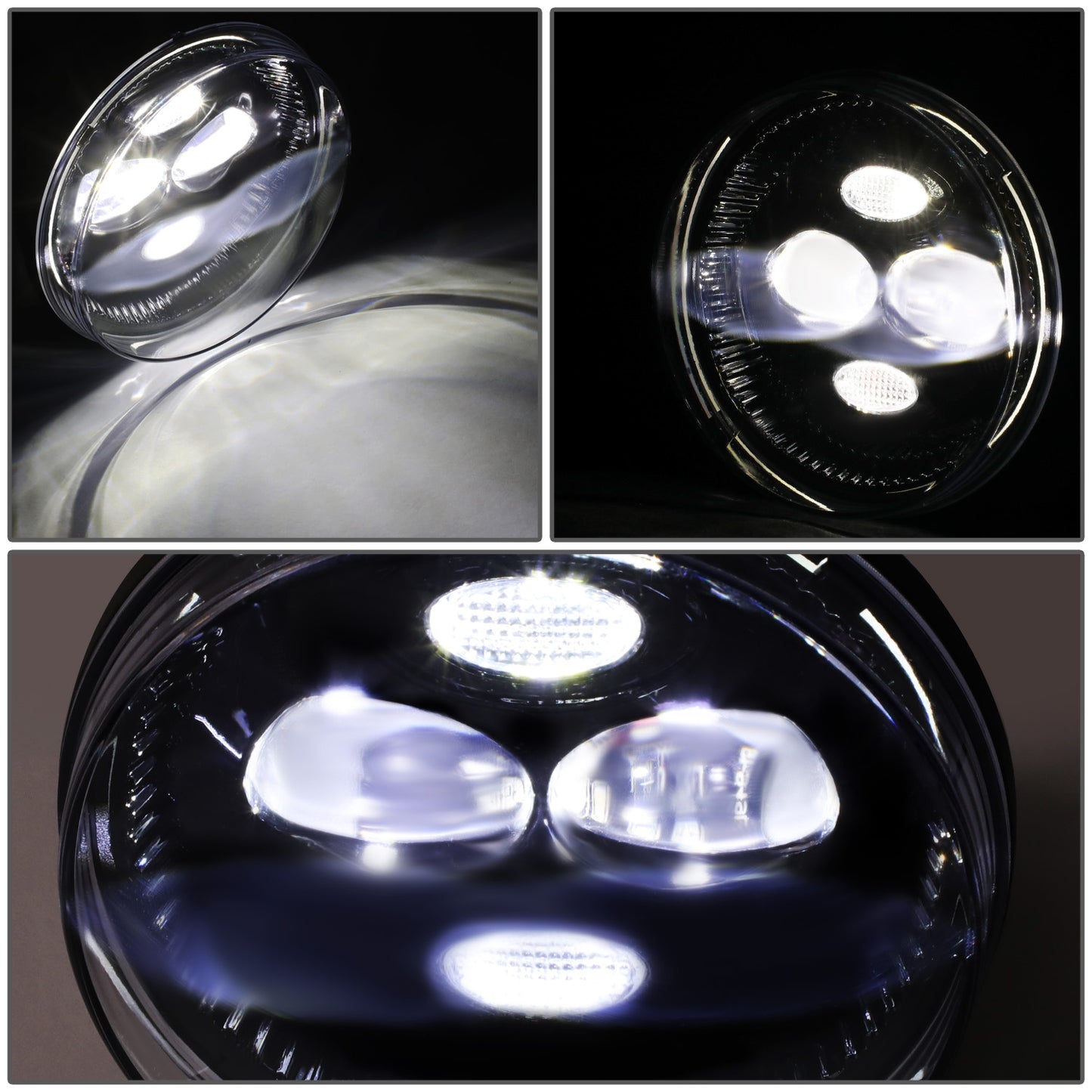 FAROS DE NIEBLA 07-14 GMC SIERRA 2500HD 3500HD / 07-13 GMC SIERRA 1500 - LED - SMOKED