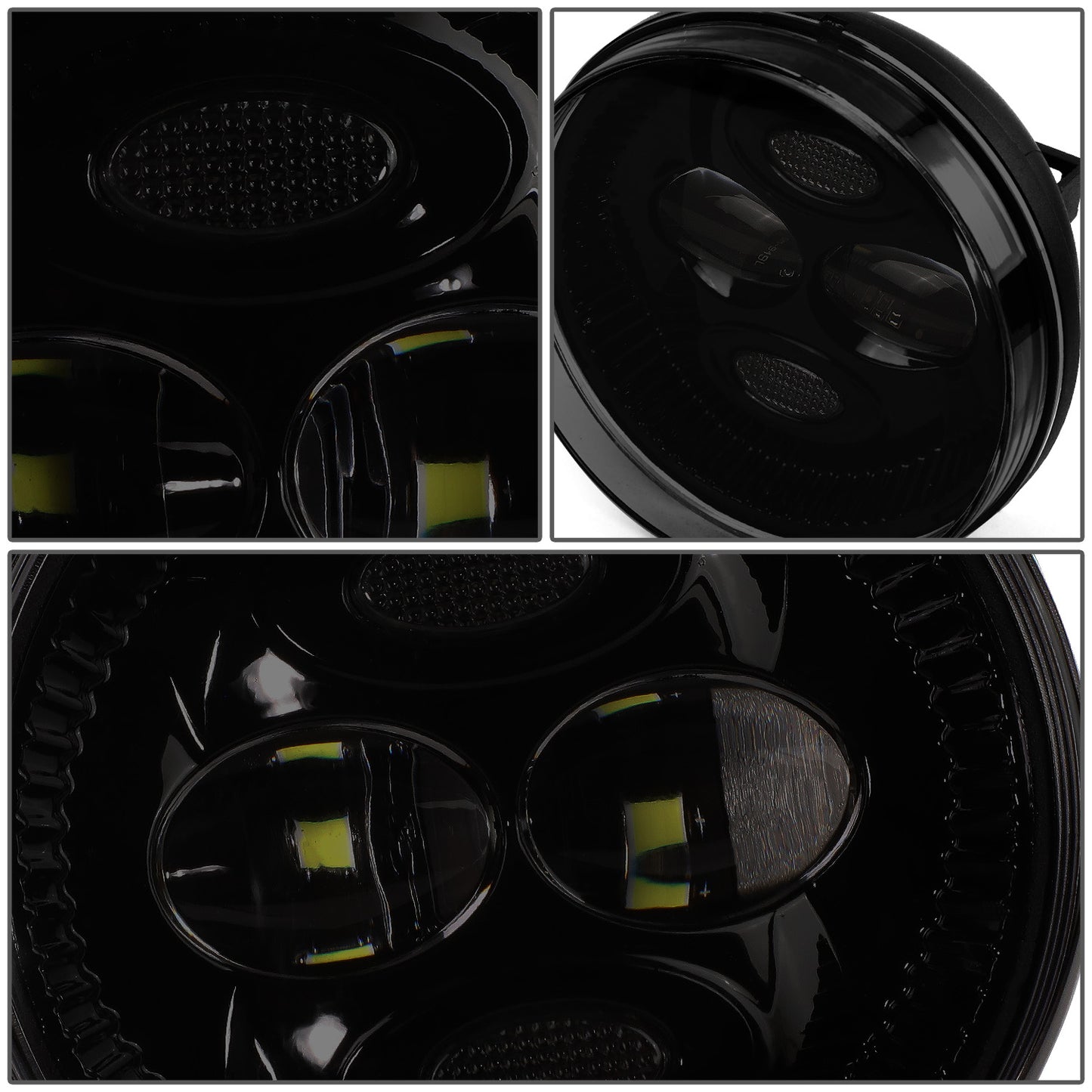 FAROS DE NIEBLA 07-14 GMC SIERRA 2500HD 3500HD / 07-13 GMC SIERRA 1500 - LED - SMOKED