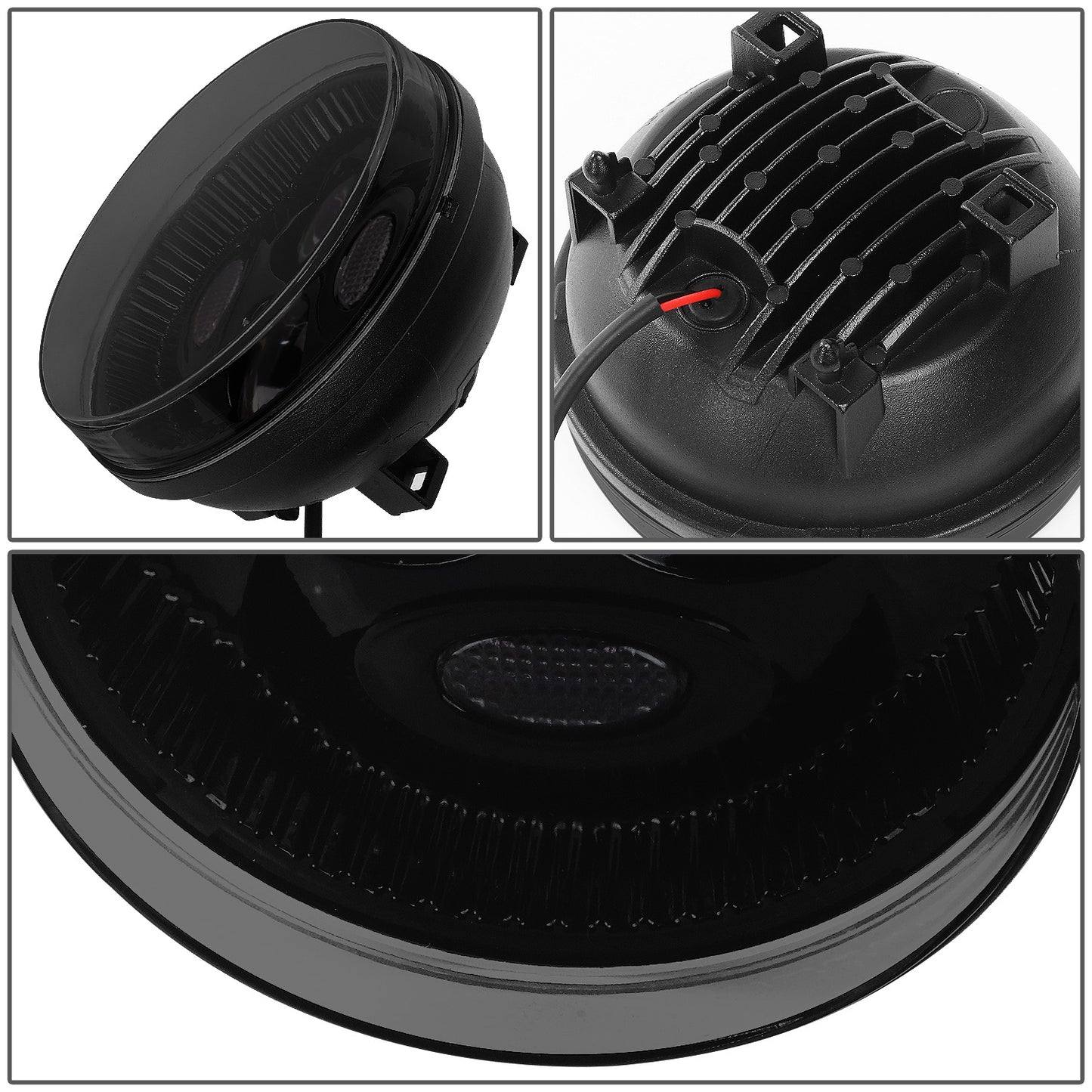 FAROS DE NIEBLA 07-14 GMC SIERRA 2500HD 3500HD / 07-13 GMC SIERRA 1500 - LED - SMOKED
