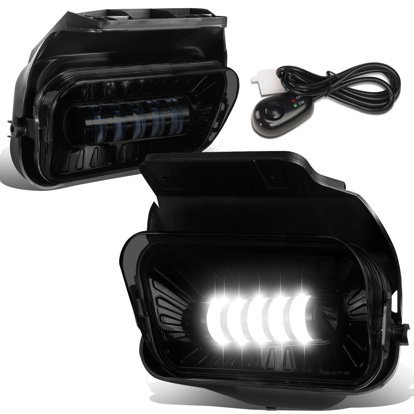 FAROS DE NIEBLA 03-06 CHEVY SILVERADO 1500, 2500HD, 3500 MODELS / 2007 SILVERADO 1500, 2500HD, 3500 CLASSIC MODELS / 02-06 AVALANCHE - LED PROJECTOR - SMOKE