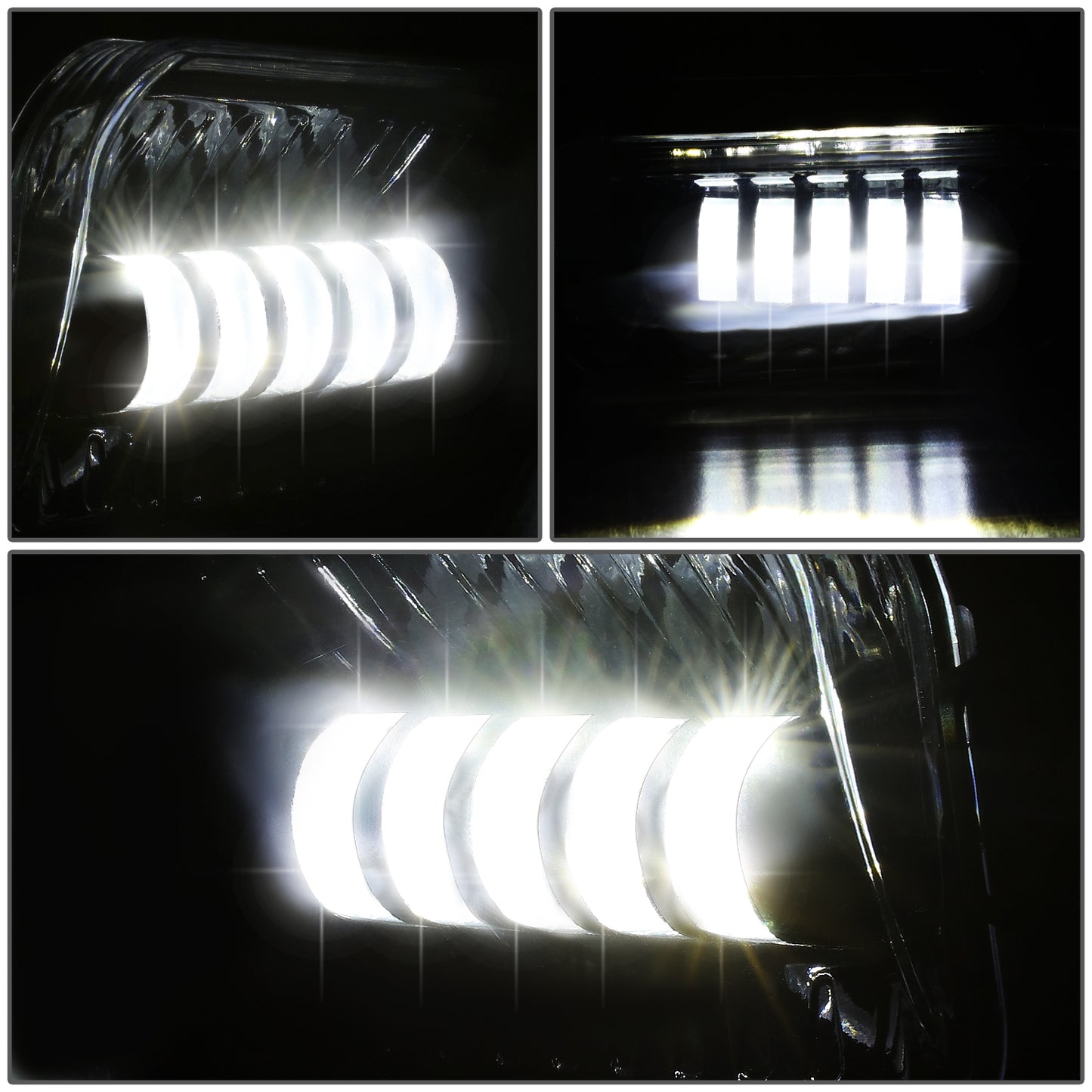 FAROS DE NIEBLA 03-06 CHEVY SILVERADO 1500, 2500HD, 3500 MODELS / 2007 SILVERADO 1500, 2500HD, 3500 CLASSIC MODELS / 02-06 AVALANCHE - LED PROJECTOR - SMOKE