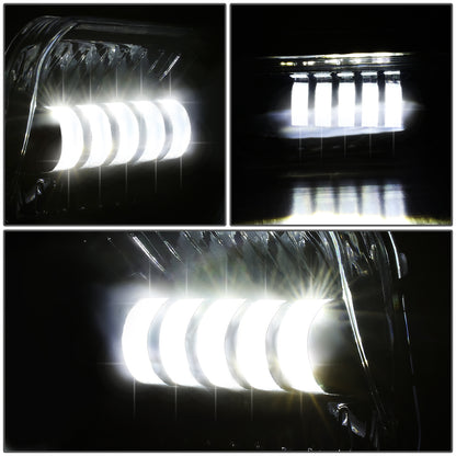 FAROS DE NIEBLA 03-06 CHEVY SILVERADO 1500, 2500HD, 3500 MODELS / 2007 SILVERADO 1500, 2500HD, 3500 CLASSIC MODELS / 02-06 AVALANCHE - LED PROJECTOR - SMOKE